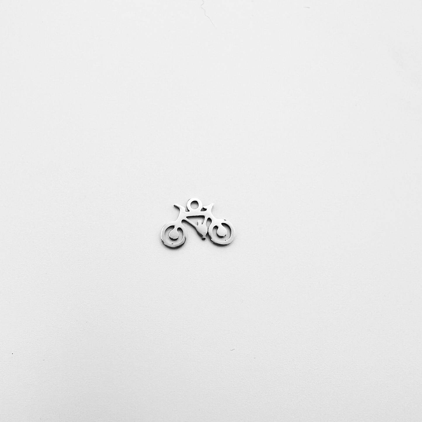 Silver Bicycle Charm
