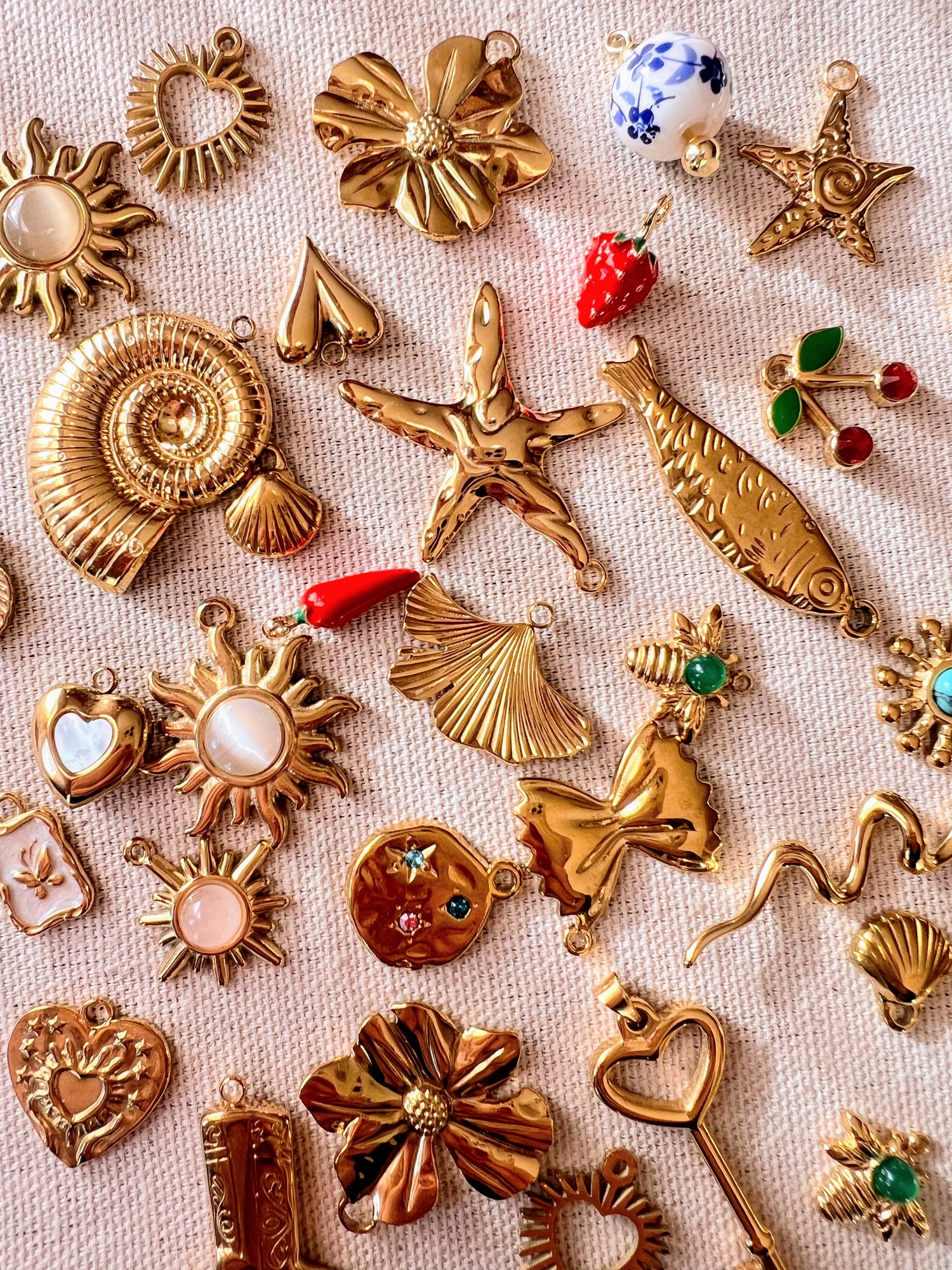 Gold Charms