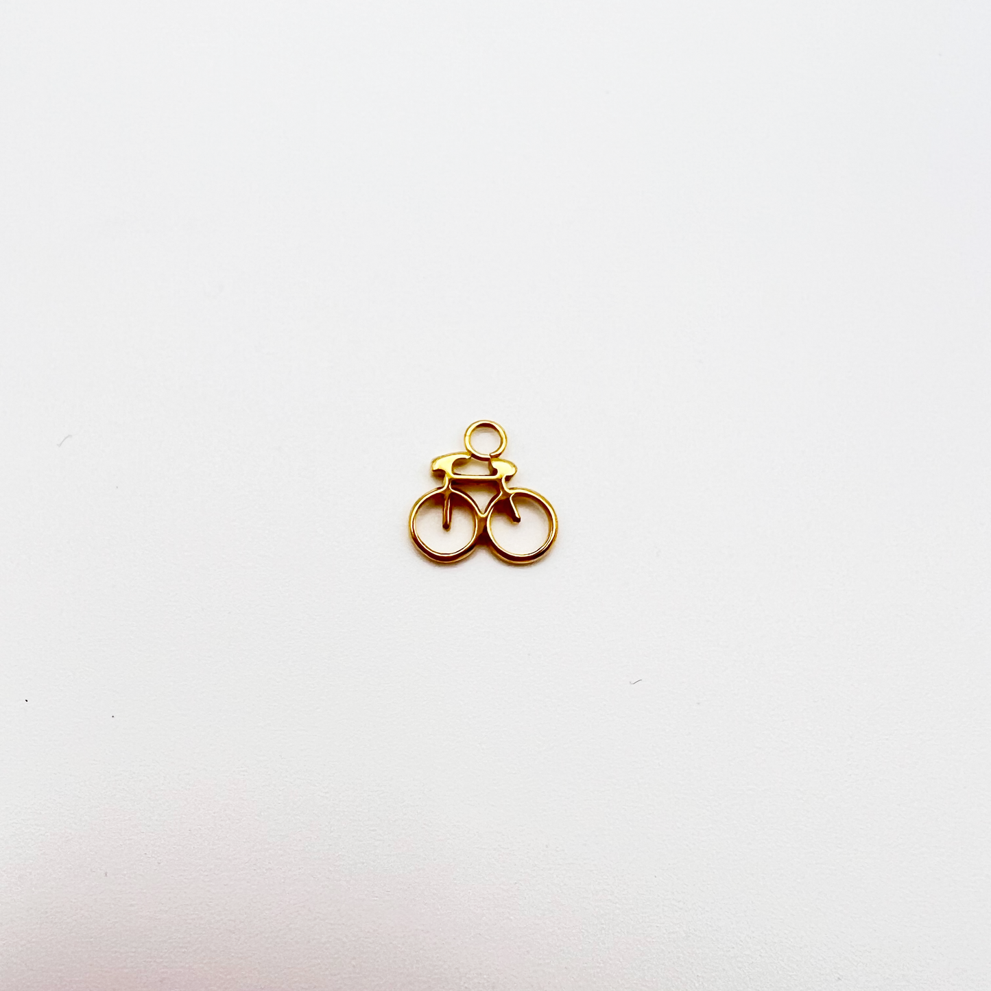Gold Bicycle Charm