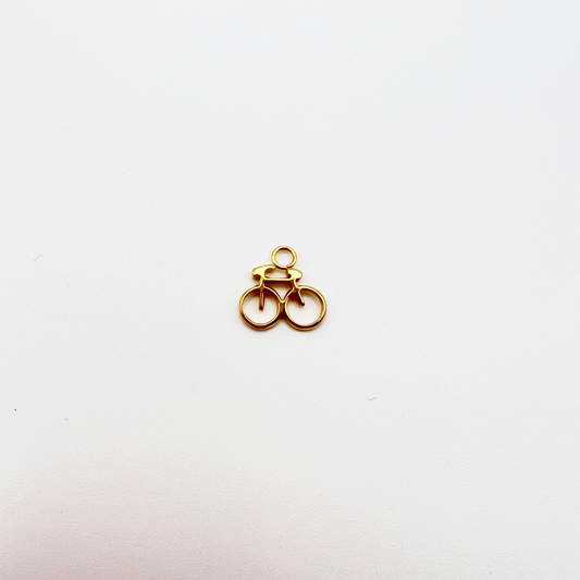 Gold Bicycle Charm
