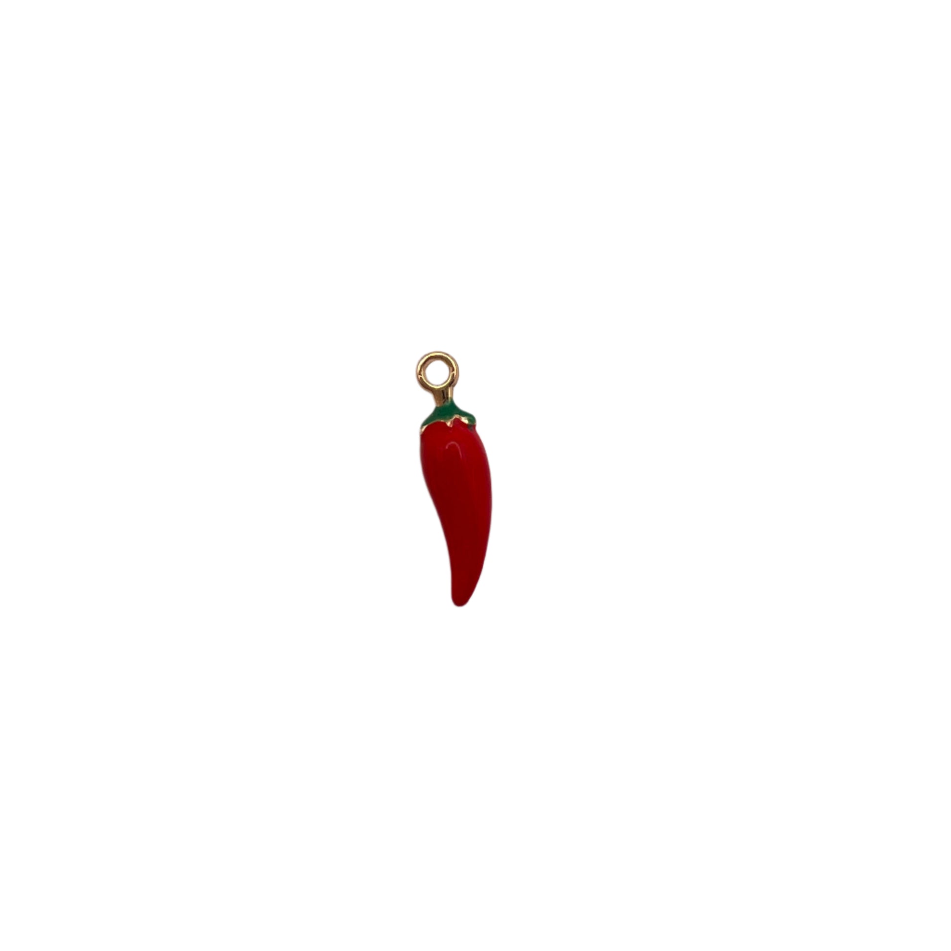 Red chili pepper charm 