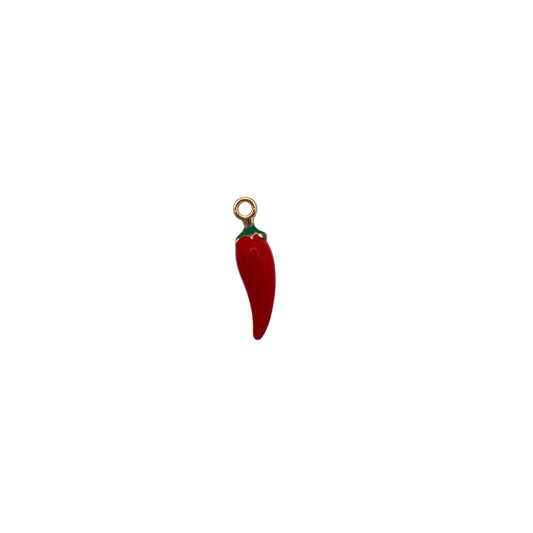 Red chili pepper charm 